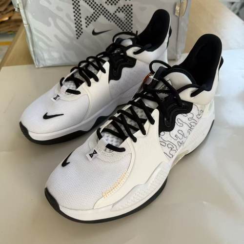 耐克NIKE PG5保罗乔治5代男子减震低帮实战篮球鞋CW3146-400-100