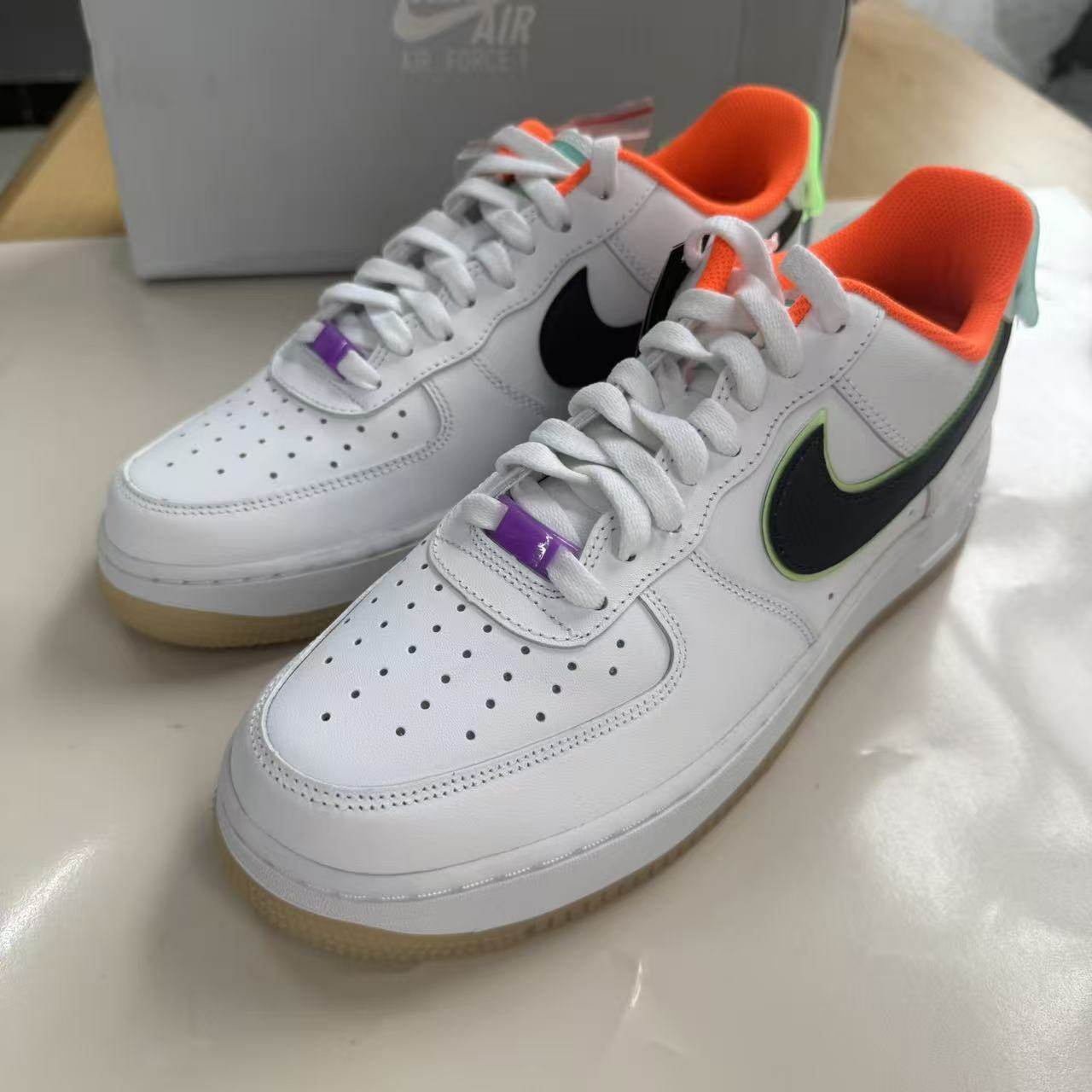 Nike Air Force 1 AF1空军一号夜光电竞系列男休闲板鞋DO2333-101