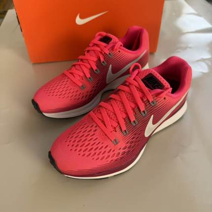 Nike/耐克Zoom Pegasus 34 女子低帮运动气垫跑步鞋 880560-605