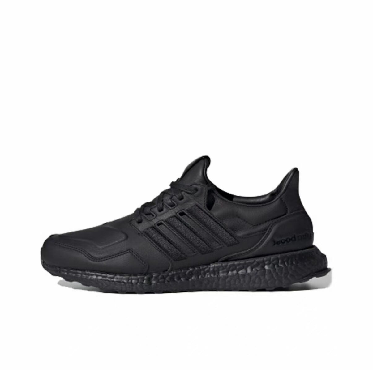 Adidas阿迪达斯UltraBOOST leather男女黑武士防滑跑步鞋 EF0901