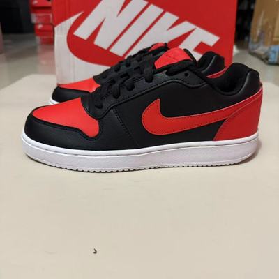 Nike/耐克EBERNON LOW黑红男女休闲复古运动低帮板鞋AQ1775-004