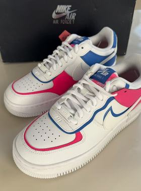 耐克 Nike AirForce 1 AF1女子白粉蓝空军一号低帮板鞋CU3012-111