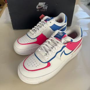 耐克 Nike AirForce 1 AF1女子白粉蓝空军一号低帮板鞋CU3012-111