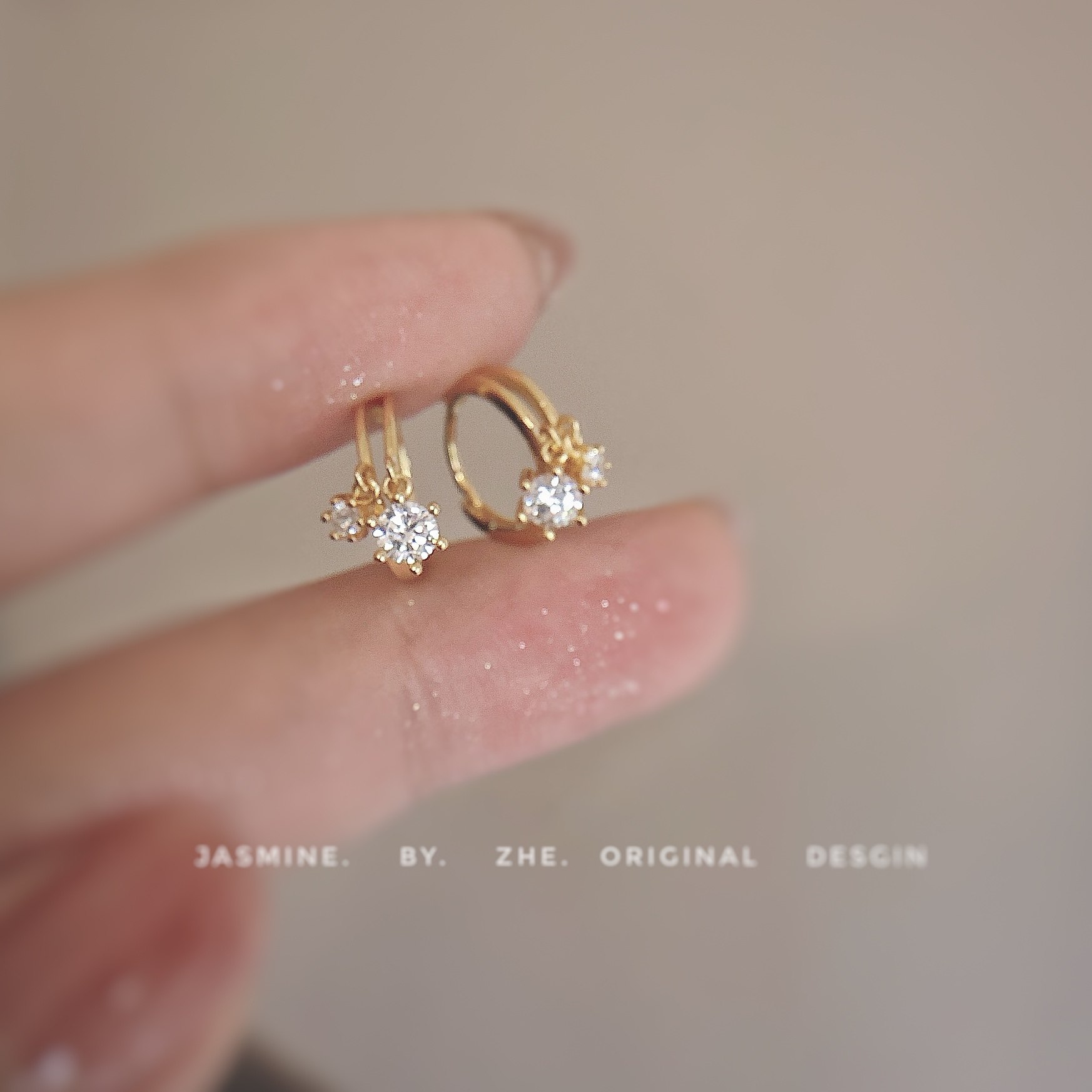 chic925纯银男女锆石流苏