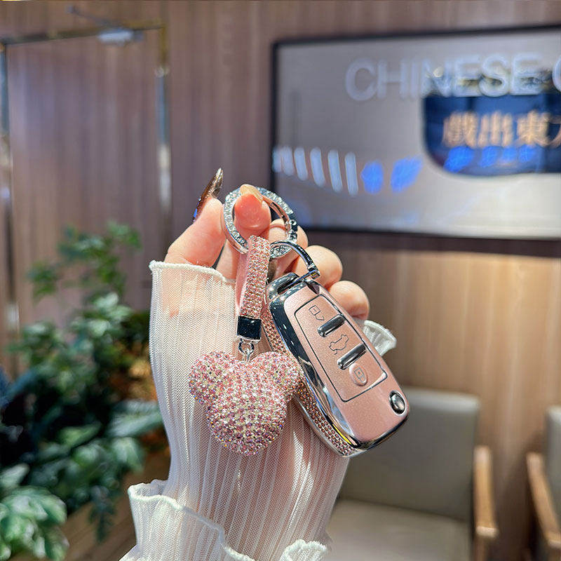 适用于奥迪Q3钥匙套A3车A1/Q2L/TT折叠保护壳老款A6/Q7/Q5包扣女