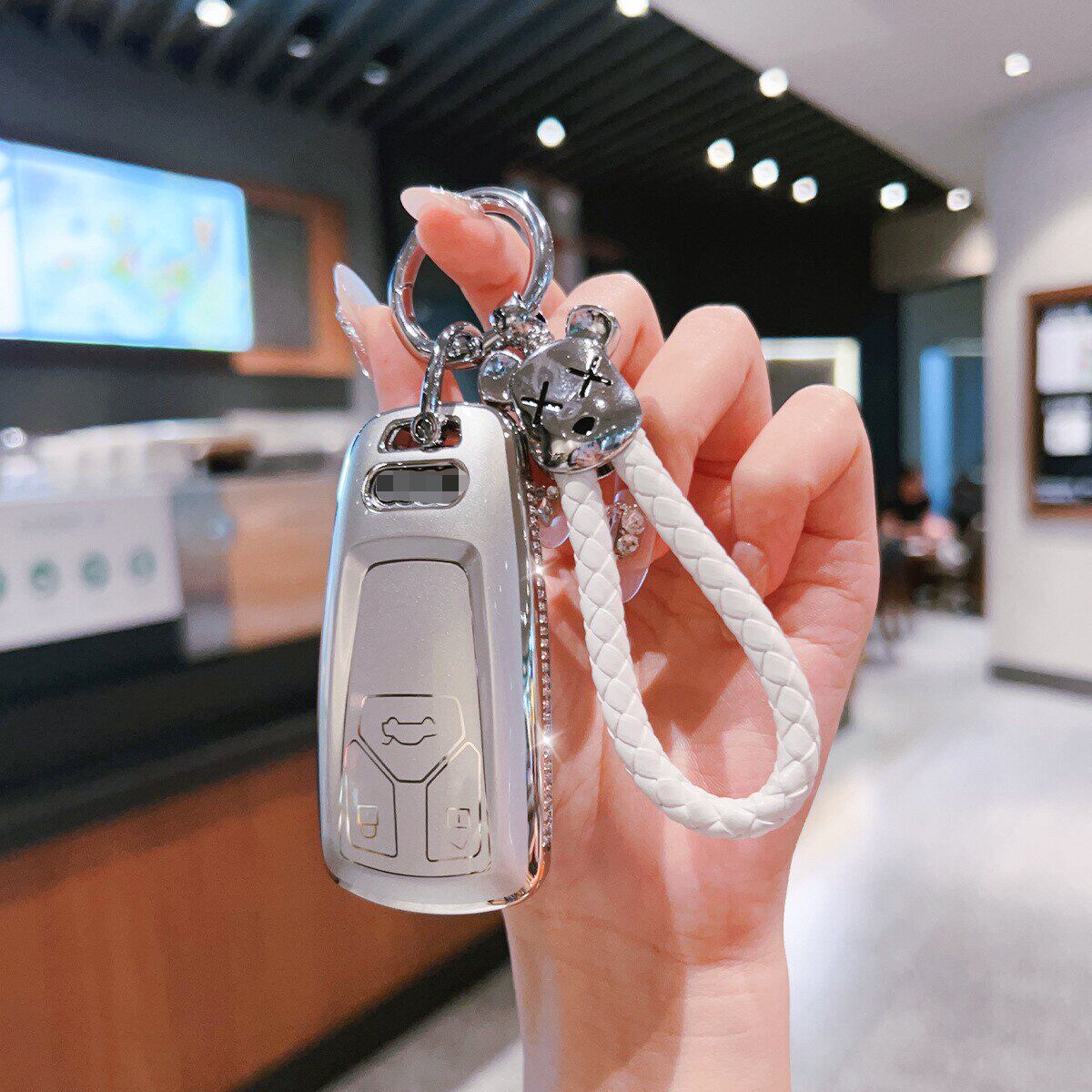 适用于奥迪Q5L钥匙套A4扣