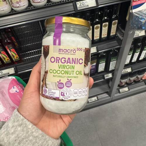 新西兰 woolworths macro初榨冷压椰子油 300g
