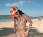 Hawaii 夏威夷风热带豹纹扶桑花海岛度假比基尼三件套 Dayyy