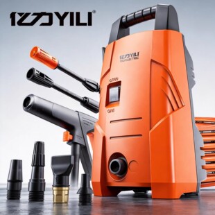 亿力家用洗车机高压全自动水泵洗车器水枪清洗机式 洗车泵洗摩托车