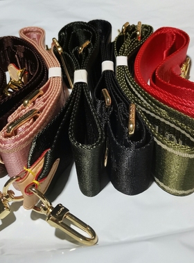 L字母包包手袋布肩带宽红色绿浅绿棕色黑蓝bag