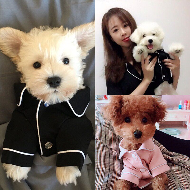 狗狗衣服春秋装睡衣宠物泰迪比熊博美法斗小狗小型犬猫咪薄款服饰|ruв категории животное/Животное питание и принадлежностей, одежды и аксессуаров для домашних животных, домашний костюм/плащ - от Buy2taobao.com для оказания профессиональной услуги покупки агента Taobao