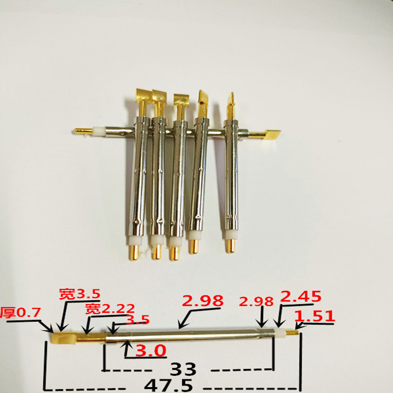 测试探针刀型开关针测试通电顶针定向开关针特殊定制品现货