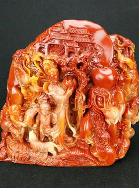 雕刻摆件镇宅风水珠宝玉器寿山石