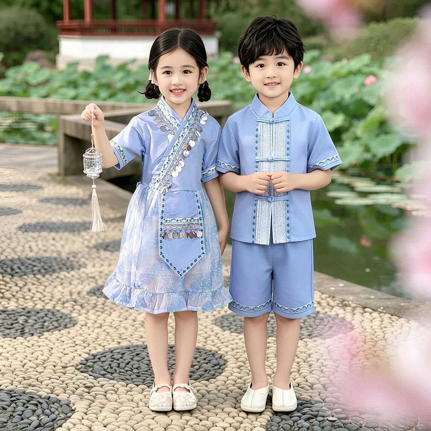 六一兄妹装少数民族风套