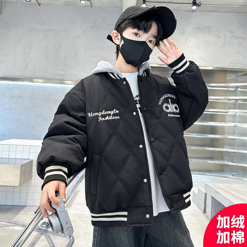 男童秋冬款外套夹棉加厚2