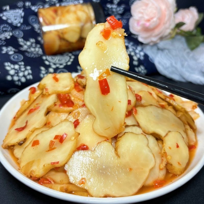 安徽安庆太湖特产咸菜农家自制洋生姜新鲜腌制鬼子姜仔姜脆即食