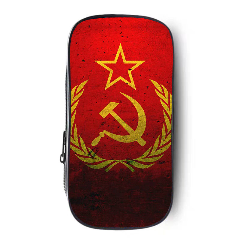 苏联共产主义周边笔袋中小学生文具袋大容量铅笔盒男生cccp笔袋