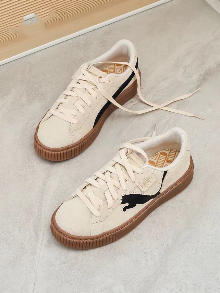 PUMA彪马新款女增高厚底休闲鞋SUEDE PLATFORM 397233