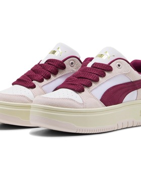 复古增高厚底松糕鞋女PUMA彪马官方新款红色休闲鞋REBOUND 403512