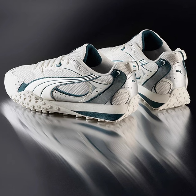 赵继伟同款银色透气复古跑鞋男女PUMA彪马网眼章鱼鞋BLKTOP406318