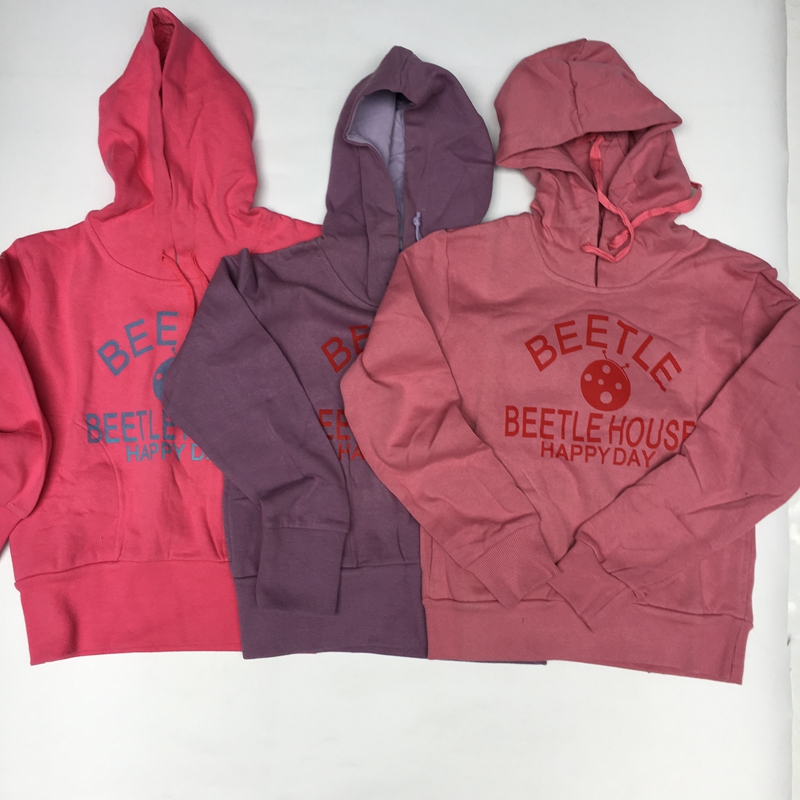 女童连帽卫衣加厚保暖长袖套头