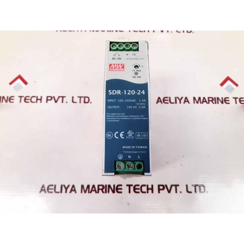 原装供应   SDR-120-24 电源模块 100-240VAC 1.4A 50/60Hz