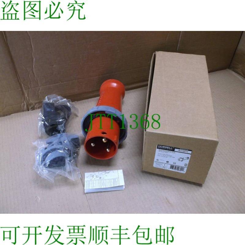 原装供应HBL3100P7W Hubbell 插针盒和套筒插头 100A 480VAC IEC