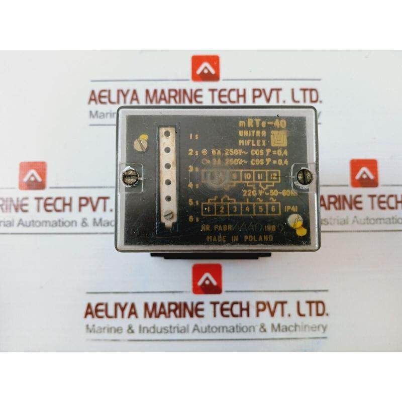 原装供应UNITRA MIFLEX MRTE-40 1-6S 6A IP41 50-60Hz