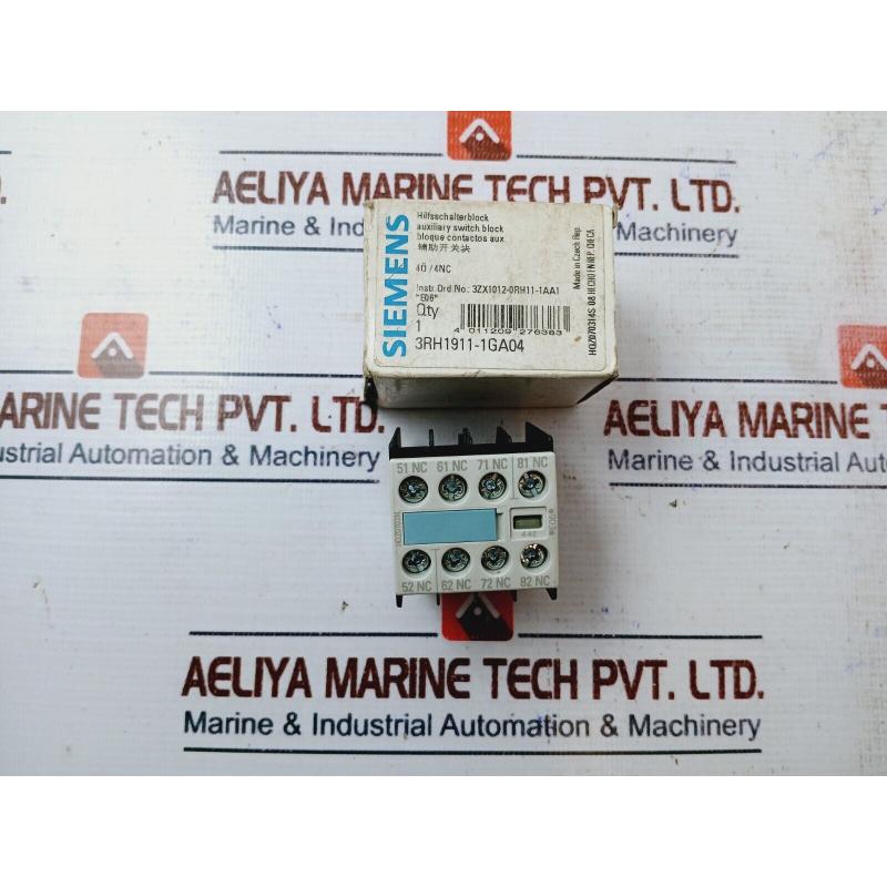 原装供应3RH1911-1GA04 开关 A600/Q600 10A/240V