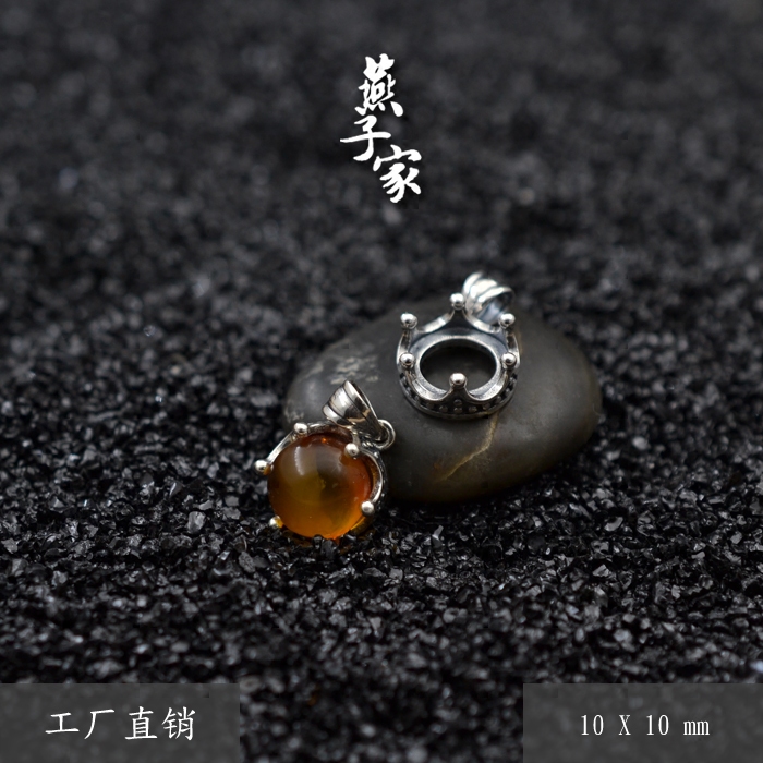 燕子家925银女式吊坠托包邮珍珠