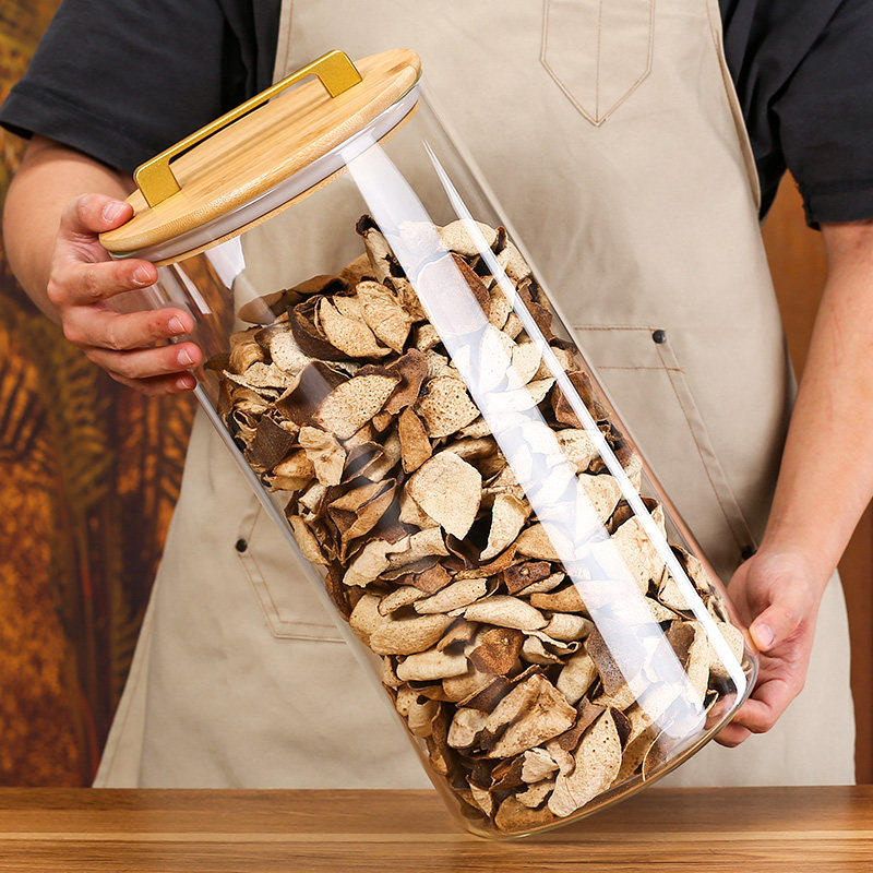德国乐扣Lock乐扣大号茶叶罐鱼胶花胶中药材展示瓶玻璃密封罐装陈