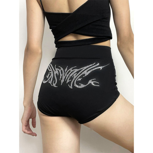 显瘦高腰防走光爵士舞性感热裤