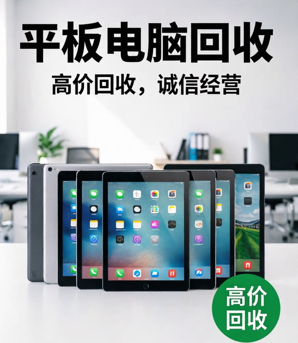 回收二手平板华为oppo平板ipad小米作业帮小度学习机全好故障机