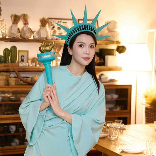 自由女神cos服装头饰发箍