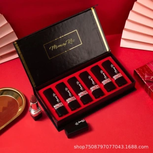 6支装硬盒口红套盒丝滑奶油持久礼盒送闺蜜大气送礼女生惊喜礼物