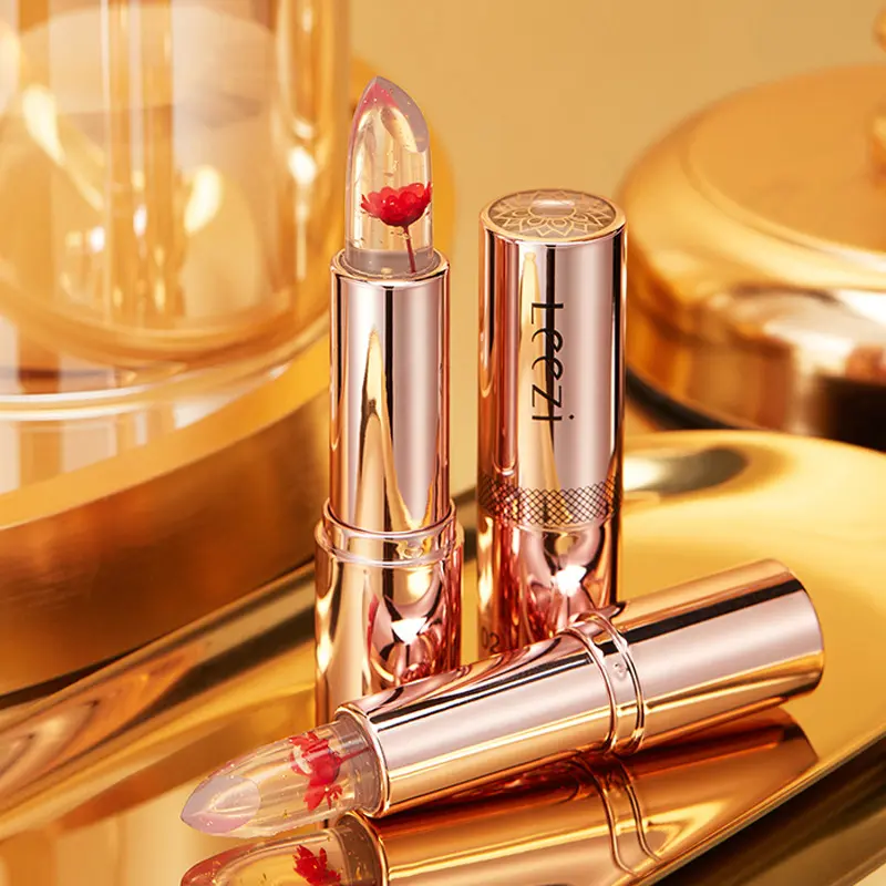 Leezi莉兹鲜花花瓣口红温变