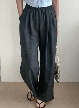 包邮 首尔印象韩代25夏季新款 东大门heylady17708 休闲裤