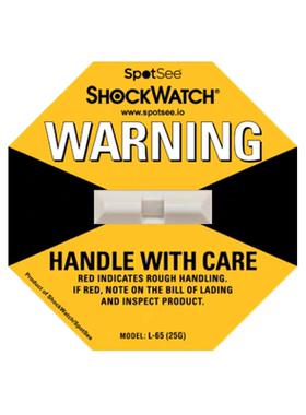 原装进口SHOCKWATCH防震标签，震撞显示器，防震动标识