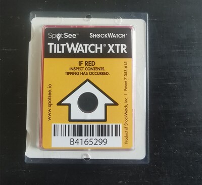 TILTWATCH 防倾贴 防倾斜标签 倾倒显示标贴  倾角标识SHOCKWATCH