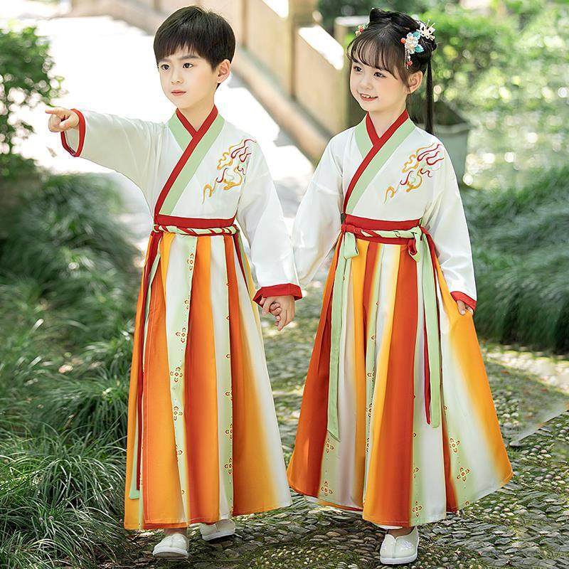 儿童汉服男童国学服中国风古装女孩服装三字经弟子规演出服小学生,童装/婴儿装/亲子装,汉服,淘宝优惠券,粉丝福利购,淘宝优惠卷