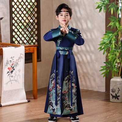 男童汉服春秋季新款唐装日常可穿