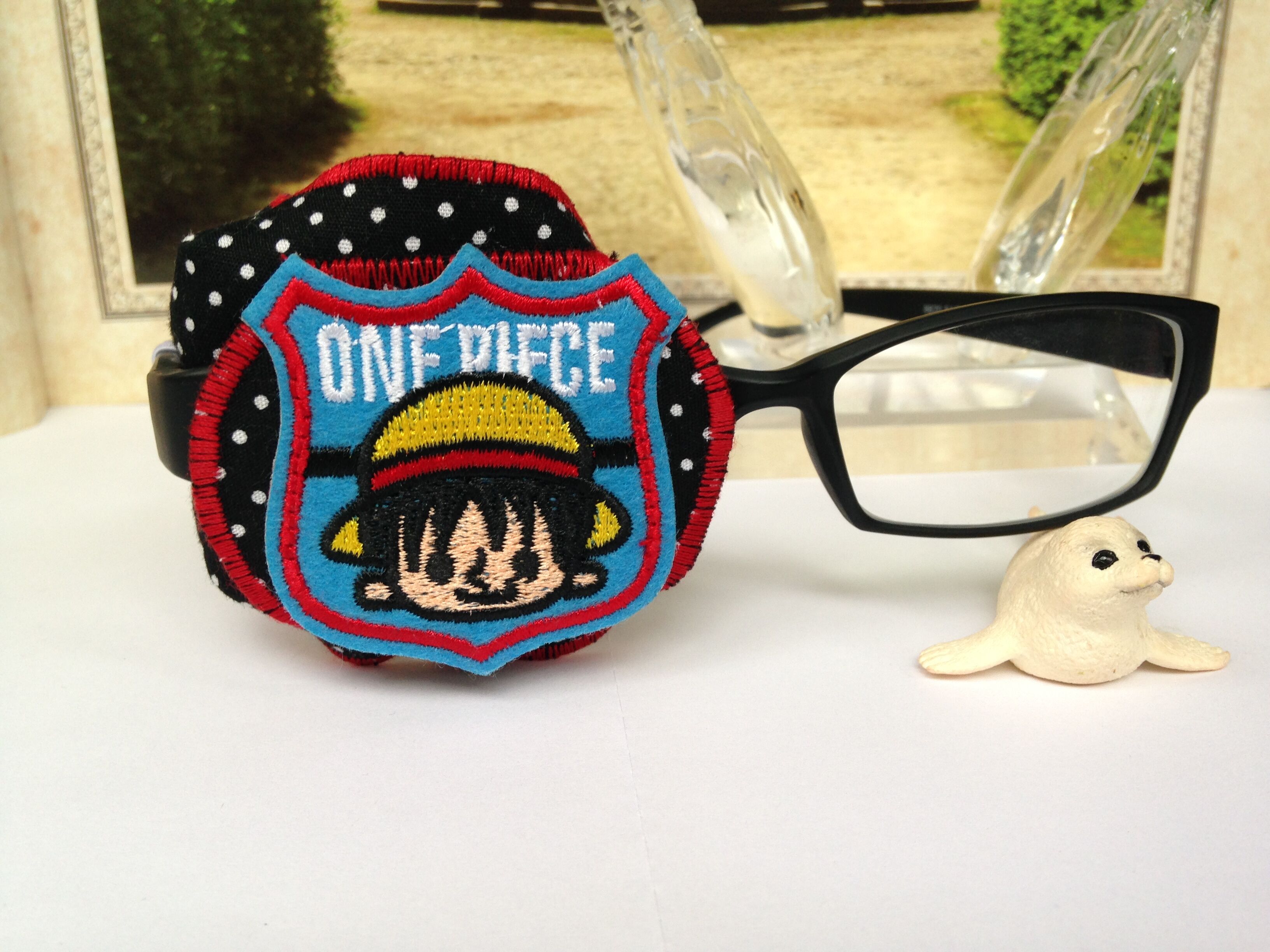 海哲王弱视眼罩单眼矫正儿童全遮盖卡通手工纯棉轻薄立体斜视眼贴