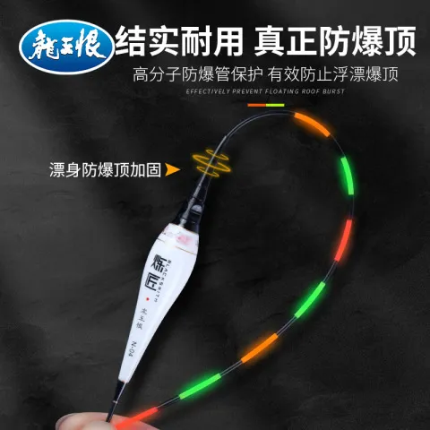 纳米鱼漂浮漂电子漂野钓龙王恨炼匠电子日夜两用夜钓漂高灵敏夜光