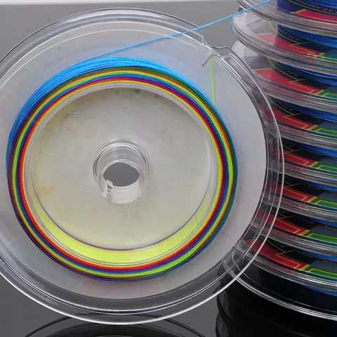 钓鱼大力马路亚100傲湖编织线米pe线鱼线8连盘防咬线编