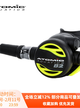 Atomic Aquatics B2 Octopus全钛合金备用二级头潜水呼吸调节器