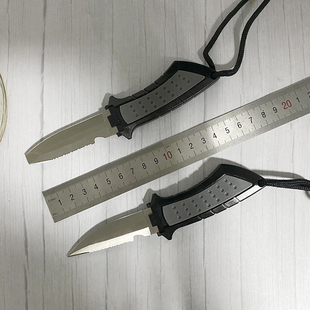 TOOKE钛合金潜水专用刀逃生工具刀不锈钢刀消防水域救援刀