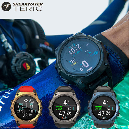 shearwater休闲多色潜水电脑表
