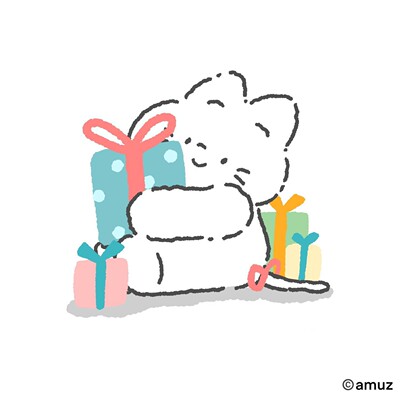 A77卡通插画素材小猫咪简约手绘画画参考图片素材手账设计参考图