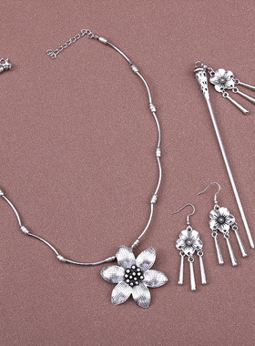 流苏通用旗袍配饰项链