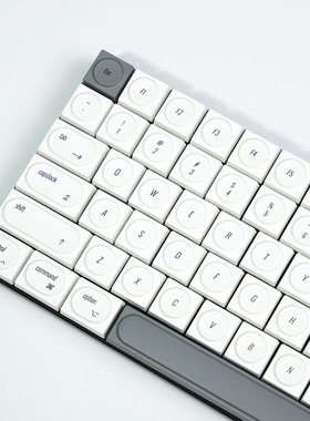 积木玩具简约键帽mac苹果风全套矮轴键帽圆点路透社风格PBT热升华